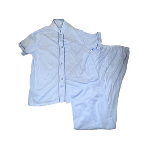 Vintage baby blue Sears 2 pc pajama set